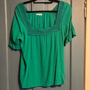 Maurices jade green top